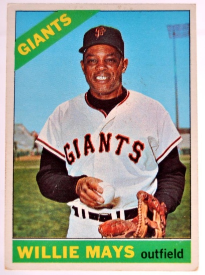 1966 Topps San Francisco Giants Willie Mays Baseball Card