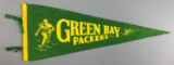 Vintage Green Bay Packers felt pennant