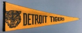 Vintage Detroit Tigers felt pennant