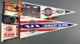 Group of 6 Chicago Bears pennants