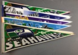 Group of 40+ sports team pennants