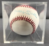 New York Yankees Mickey Mantle autographed baseball