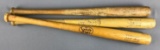 Group of 3 Louisville Slugger Little league baseball bats