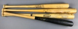 Group of 4 baseball bats