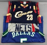 Group of 3 Basketball jerseys