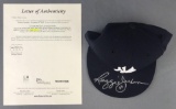 Reggie Jackson autographed New York Yankees fitted cap with letter of authenticity