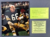 Autographed photograph of Ray Nitschke