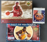 Group of 4 boxes Basketball cards