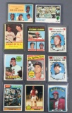 Group of 11 baseball cards-Hank Aaron, Johnny Bench, Frank Robinson and more