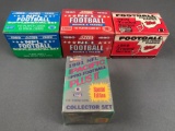 Group of 4 boxes NFL collector cards