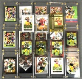 Group of 21 Aaron Rodgers football cards