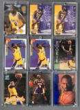 Group of 9 Kobe Bryant basketball cards