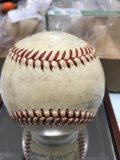 Autographed vintage baseball HOF'ers circa 1961 Mickey Mantle and others