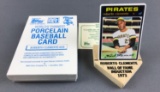 Topps porcelain baseball card in original box