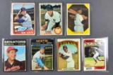 Group of 7 vintage baseball cards 1960's-70's