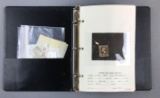 Binder of stamp collection