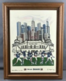 Vintage Chicago Bears limited edition artwork