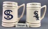 Group of 3 Chicago White Sox items-mugs and chewing gum