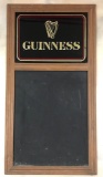 Guinness advertising chalkboard sign