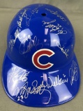 Autographed Chicago Cubs souvenir helmet circa 1994