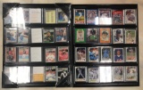 Group of 2 collector card wall displays with cards