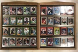 Group of 2 collector card wall displays with cards