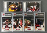 Group of 6 NBA Game Used Jersey cards