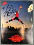 Signed Michael Jordan Nike Air Jordan card