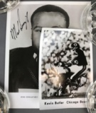 Group of 2 signed Chicago Bears pictures-Mike Singletary and Kevin Butler