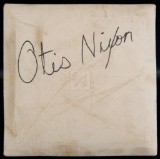 Signed Otis Nixon Base