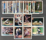 Group of 30+ 1991 Topps Chicago Cubs cards, 2 signed-Greg Maddux and Steve Wilson