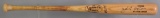 Baltimore Orioles Jeff Connie Signed Game Used Baseball Bat