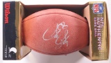 Chicago Bear Bernard Berrain Signed NFL Football