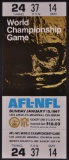 Reproduction 1967 AFL NFL World Championship Game Ticket