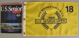 1999 US Senior Open Goal Flag and Program