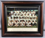 Framed vintage Chicago White Sox 1959 American League Champions poster