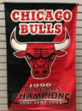 Chicago Bulls 1996 NBA finals champions banner