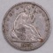 1878 P Seated Liberty Silver Half Dollar.