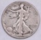 1921 S Walking Liberty Silver Half Dollar.