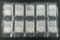 Group of (10) Apmex 1oz. .999 Fine Silver Ingots.