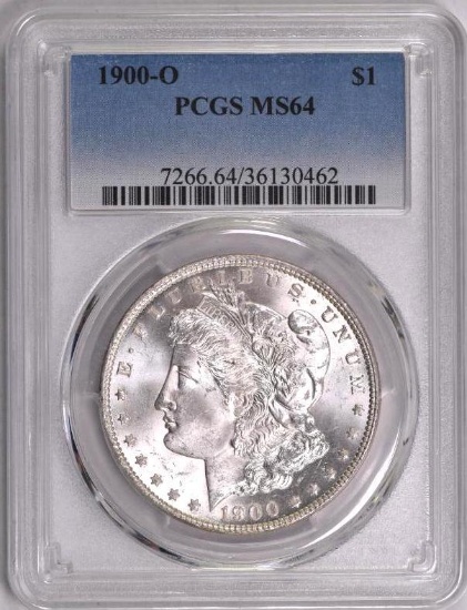 1900 O Morgan Silver Dollar (PCGS) MS64.