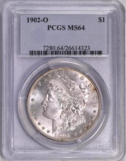 1902 O Morgan Silver Dollar (PCGS) MS64.