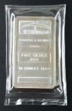 NTR Metals 10oz. .999 Fine Silver Ingot / Bar.