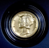 2016 Mercury Dime Centennial .9999 Gold Coin.
