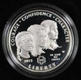 2013 W Girl Scouts of the USA Centennial Proof Commemorative Silver Dollar.