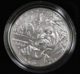 2016 P Mark Twain Uncirculated Commemorative Silver Dollar.