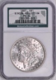 1887 P Morgan Silver Dollar (NGC) MS64.