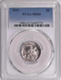 1937 P Buffalo Nickel (PCGS) MS65.