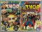 Group of 2 Marvel Comics Thor King Size Annual Comic Books