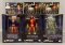 Group of three DC direct justice league Alex Ross action figures